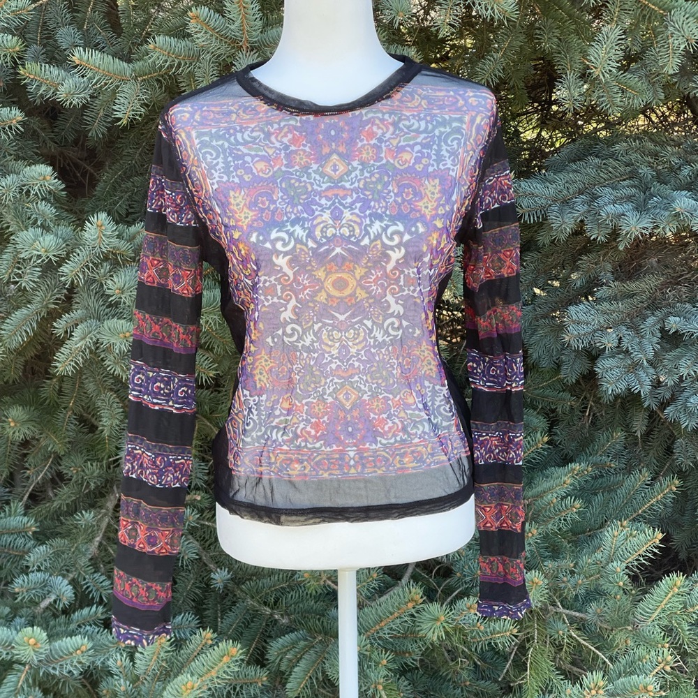 Y2K Funky Mesh Top NY&Co